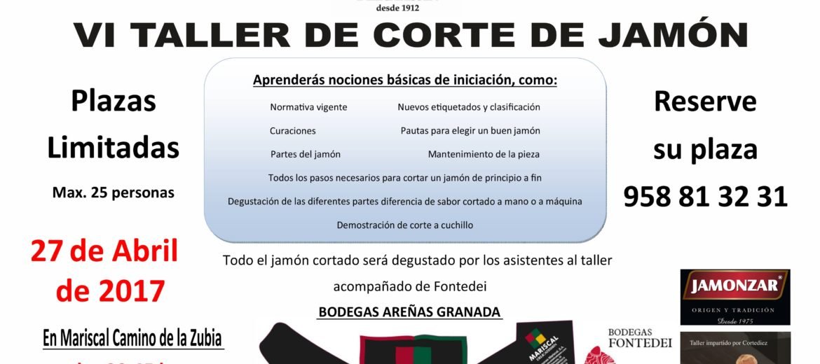 VI Taller de Corte de Jamón